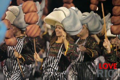 rio de janeiro brazilian carnival parades, queens and floats
