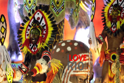 rio de janeiro brazilian carnival parades, queens and floats