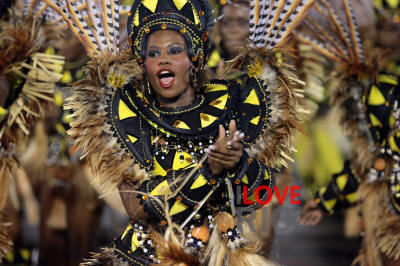 rio de janeiro brazilian carnival parades, queens and floats