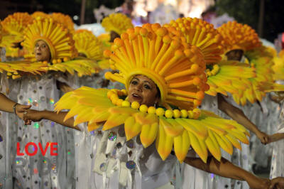 rio de janeiro brazilian carnival parades, queens and floats